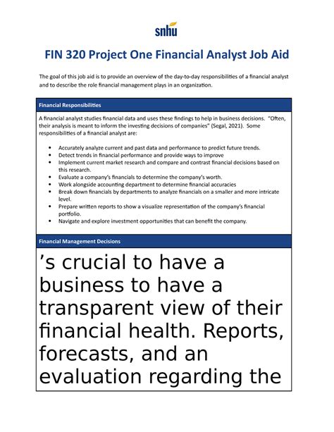 Principles of Finance 98% (44) 5. . Fin 320 project one